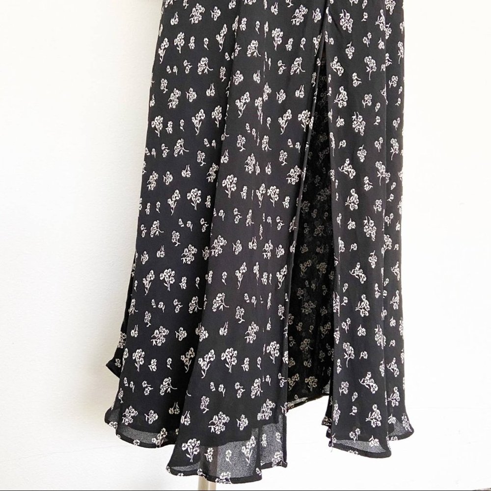 Rare REFORMATION Jaz Wrap Dress Black Size XS - Picture 5 of 13
